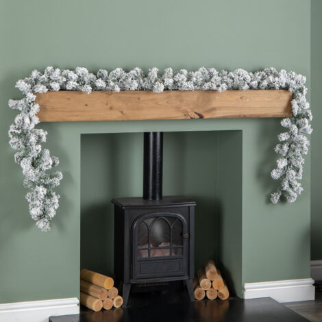 2.7m Imperial Snowy Christmas Garland with 180 Tips (1/5)