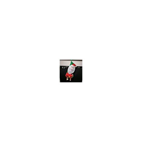 40cm Christmas Stocking Hanging Decoration in 3D Santa Design