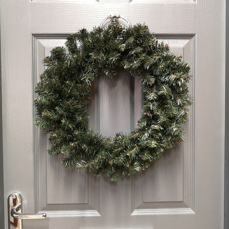 50cm Premier Christmas Woodcote Spruce Christmas Door Wreath