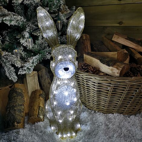 rattan light up hare