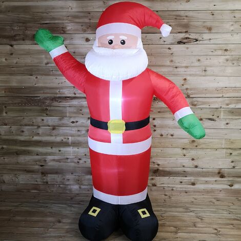 8ft (250cm) Giant LED Inflatable Santa Claus Christmas Outdoor Decoration