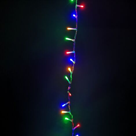 1000 LED 25m Indoor Outdoor Christmas Multi Function Mains Operated ...