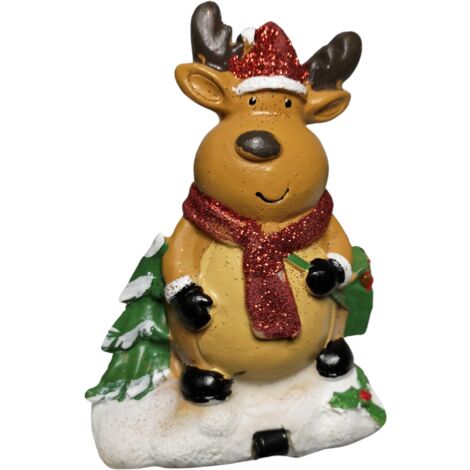 13cm Premier Christmas Stocking Hanger Decoration in Reindeer Design