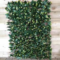 180cm x 60cm Artificial Fence Trellis Screening Privacy Garden - Laurel Leaf