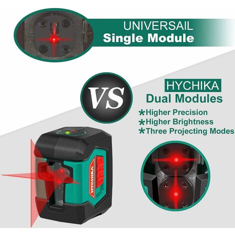 Horizontal und vertikal selbstnivellierender Kreuzlinien-Laser