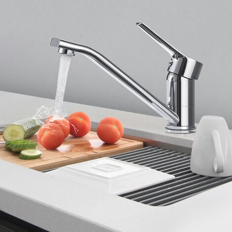 Küchenarmatur Spültisch Armatur Wasserhahn für Küche Einhebel Spüle Hochdruck 