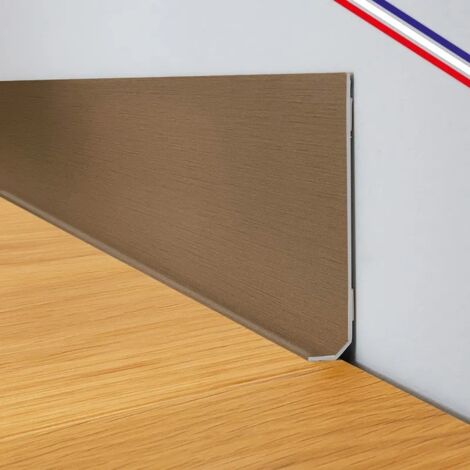 99Déco – Plinthes PVC adhésives décoratives – Lot de 10 – Longueur 100 cm, hauteur 8 cm, épaisseur 1,2 mm – Pose facile, fabrication française (1/5)