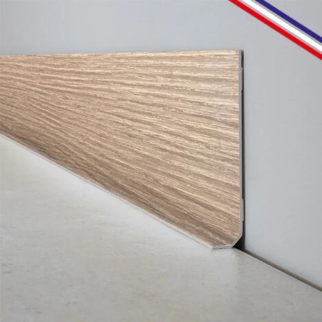 99Déco – Plinthes PVC adhésives décoratives – Lot de 10 – 100x8 cm (10m) beige – Pose facile avec bandes TESA pré-appliquées – Classement au feu M1 (1/5)