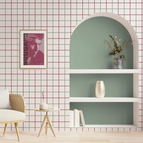 Papier peint raccordable - Toulouse - Multicolore - intissé : 150g/m² - 4 lés : 192x270cm (1/5)