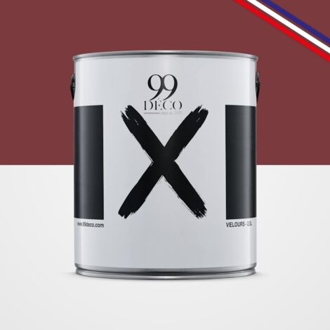 Peinture Mur Velours - Bordeaux - Interieur - 2,5l (1/5)