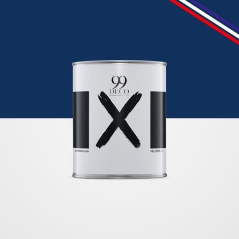 Peinture Mur Velours - Bleu Nuit - Interieur - 1l