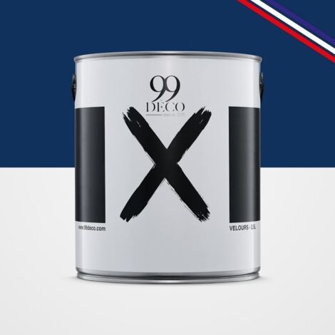 Peinture Mur Velours - Bleu Nuit - Interieur - 2,5l