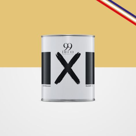 Peinture Mur Velours - Jaune Pastel - Interieur - 1l (1/5)