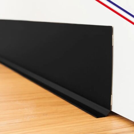 99Déco – Plinthes PVC recyclées adhésives – Lot de 25 – 200x8 cm (50m) – Multi-surfaces : stratifié, parquet, carrelage, vinyle – Classement au feu M1