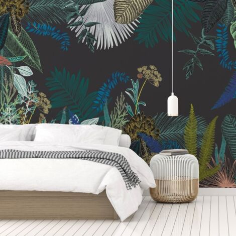 Papier peint panoramique - Jungle Douanier - Multicolore - intissé : 150g/m² - 9 lés : 432x270cm (1/5)