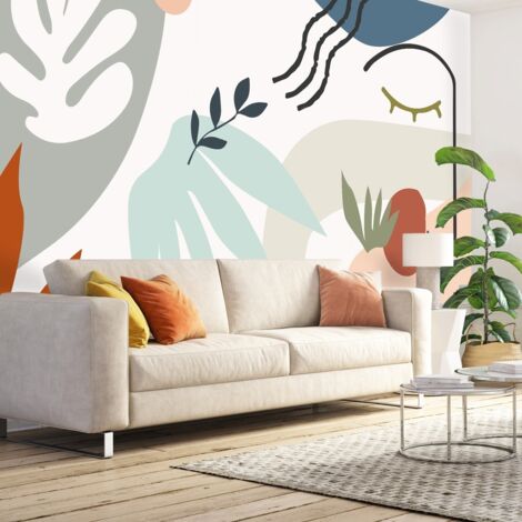 99Déco – Papier peint panoramique intissé multicolore 432x270cm – 9 lés – Pose facile au mur – Fabrication française écoresponsable