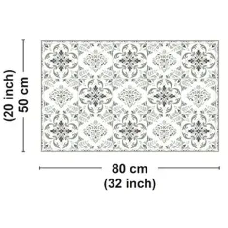 Tapis antidérapant - Full Metal - vinyle - int./ext. - Marron - 50x120cm