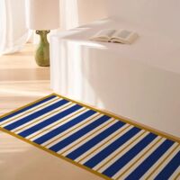 Tapis antidérapant - Bari - vinyle - int./ext. - Bleu - 120x200cm