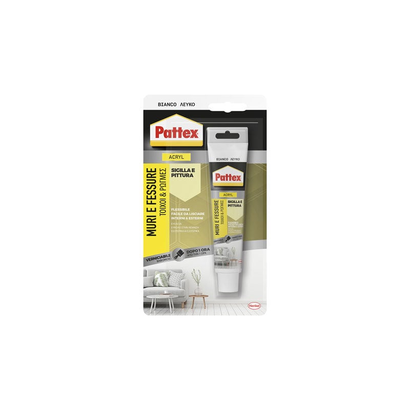 Bl. Silicone  Acrilico Muri Bianco Ml50