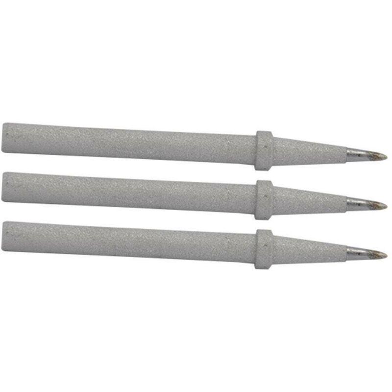 Punta Per Saldatore A Pistola Rapido Pieffe, Rame Nichelato, Lunghezza 42mm, Diametro 2mm, 100W