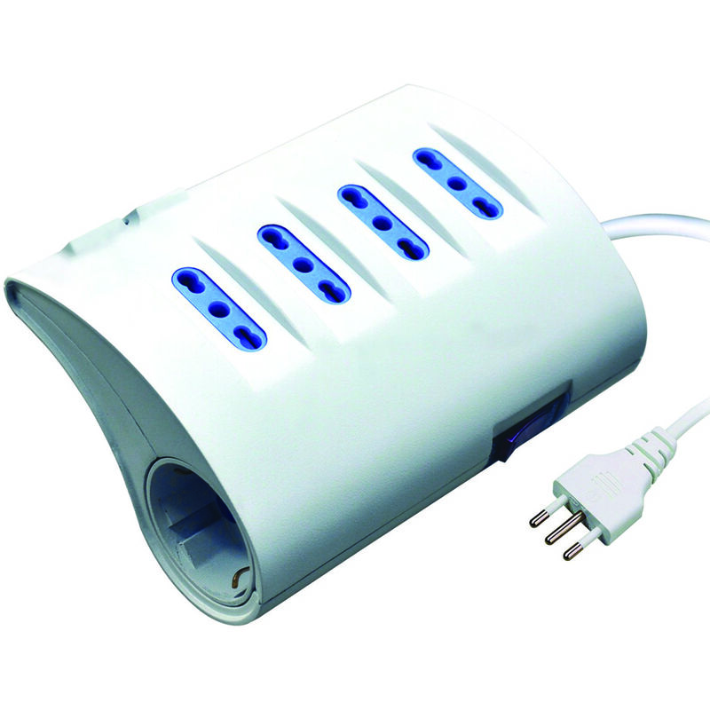 Multipresa da tavolo 4 bipasso + 2 schuko + 2 usb