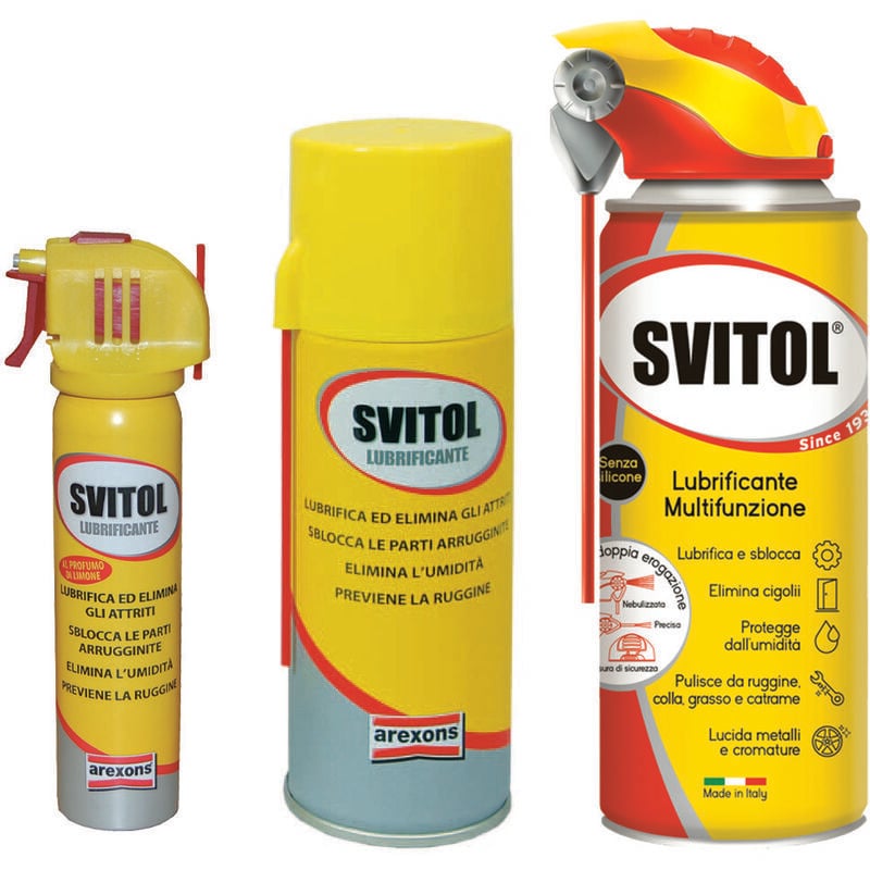 SVITOL Multifunzione Lubrificante Spray Erogatore con Cannuccia, 400 ml :  : Fai da te