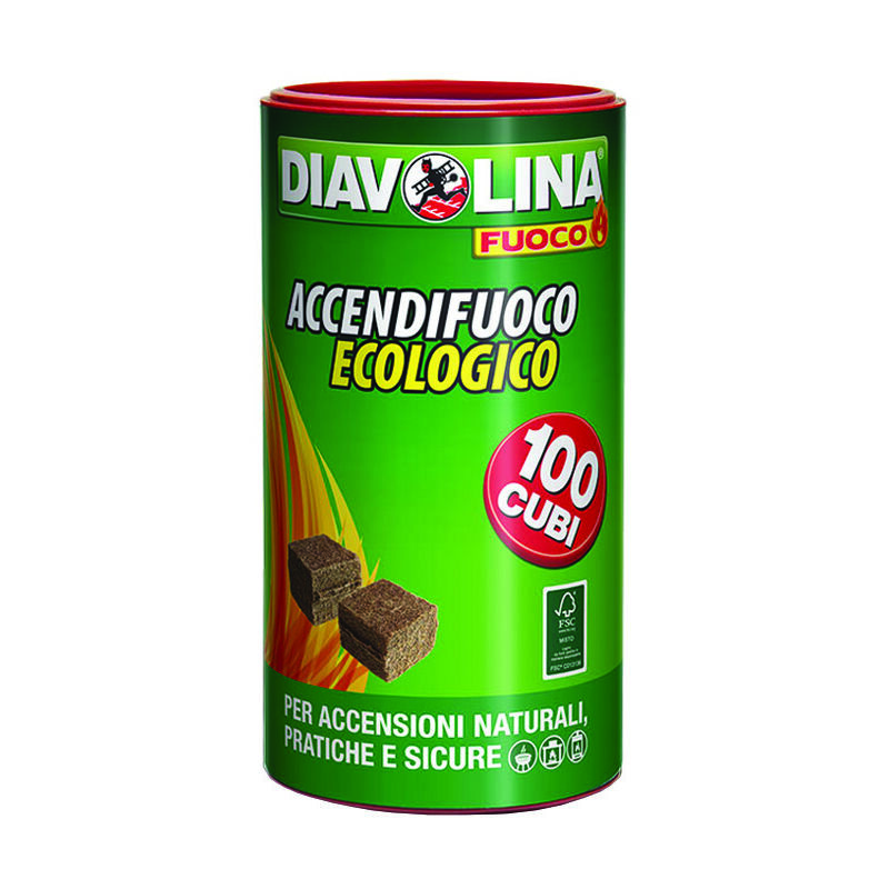 DIAVOLINA ACCENDIFUOCO ECOLOGICO 100PZ