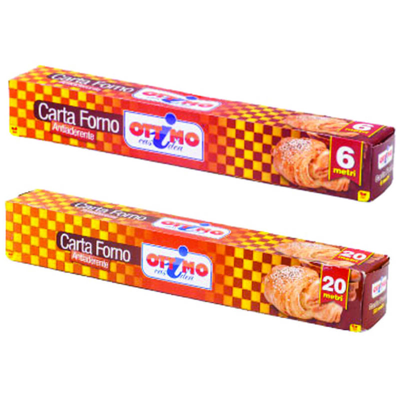 Carta forno rotolo antiaderente, Rotolo carta forno 50 metri H 40