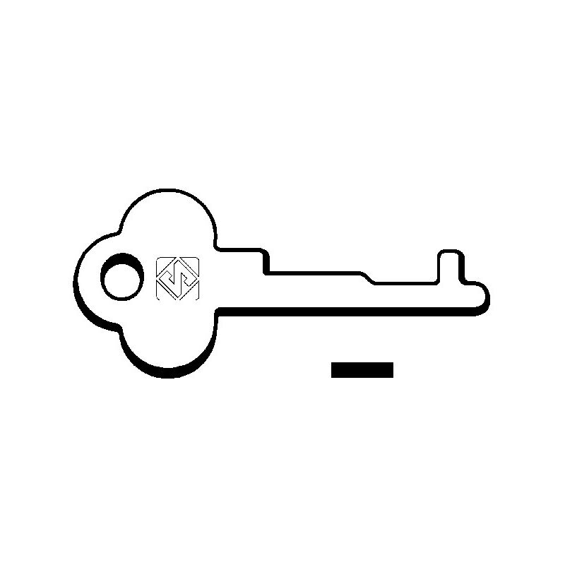 Chiave Passepartout SILCA Per Porte Interne - Ottone Bronzo Con Funzione Master Key