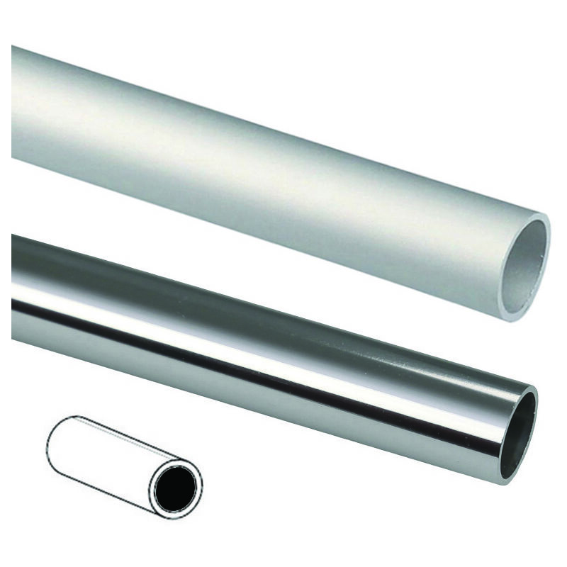 B&T Tubo Tondo Alluminio EN-AW 6060 – Diverse Misure, Saldabile, Anodizzabile, Grezzo