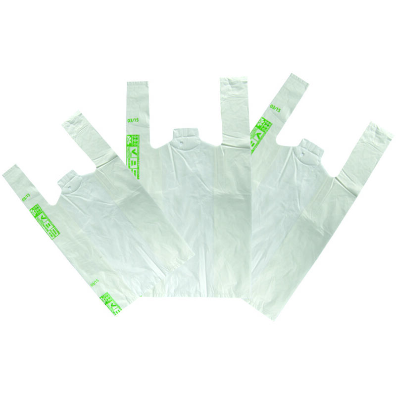 Shoppers biodegradabili e compostabili en 13432 - cm.27x50, gr.8 circa
