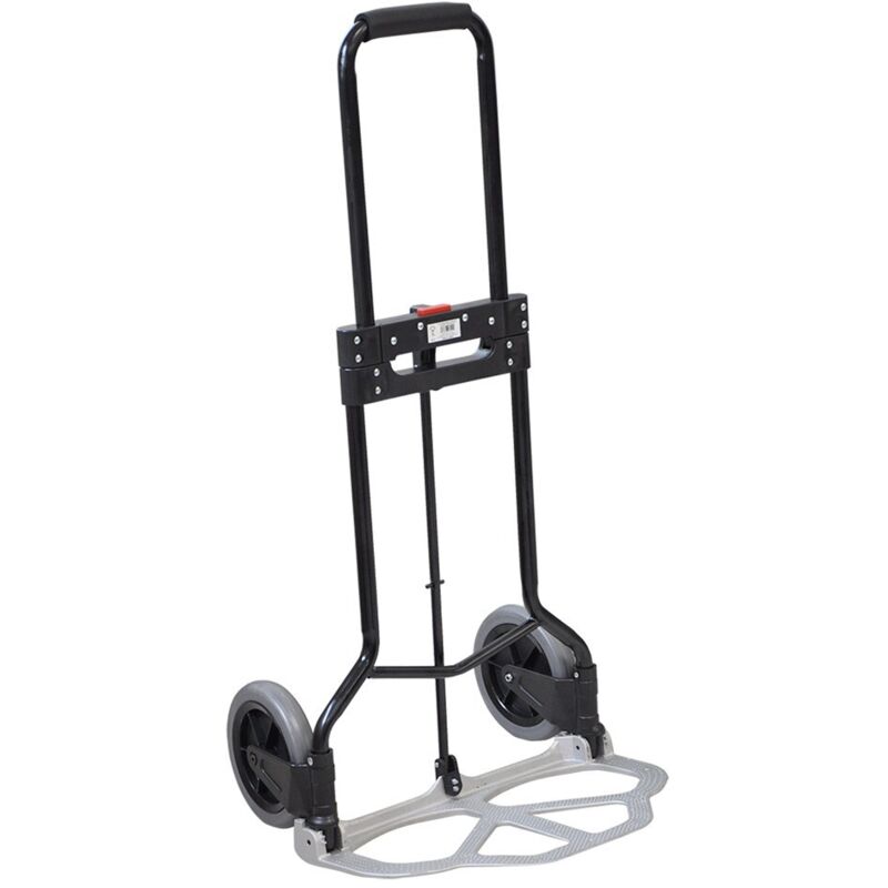MAURER - Carrello alluminio portatutto manico pieghevole portata max