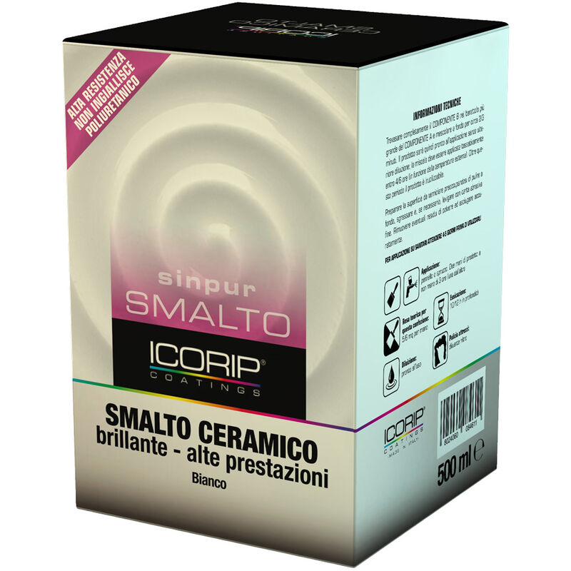 Smalto ceramico sinpur bianco lt.0,500