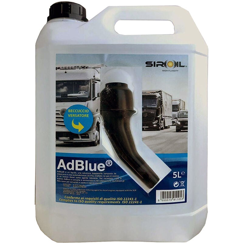 Adblue Urea Additivo Ad Blue Tanica Da 10 Litri Scr Euro 4 5 6