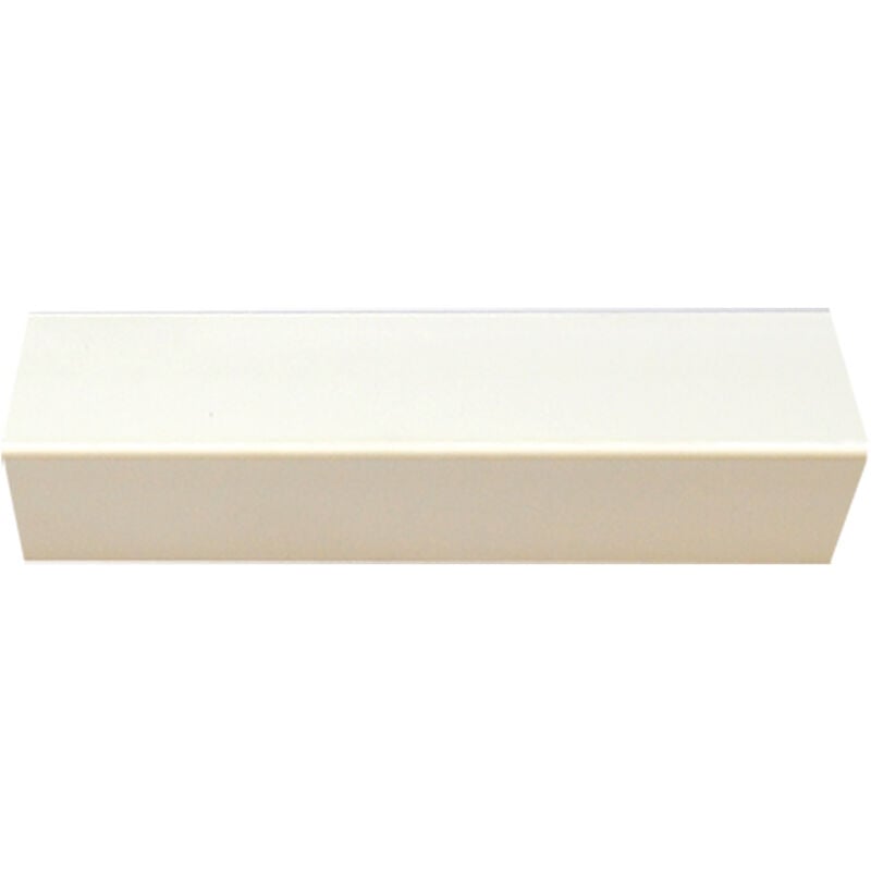 Profilo-Paraspigolo angolare in PVC bianco 22x22 barra 2.6 m