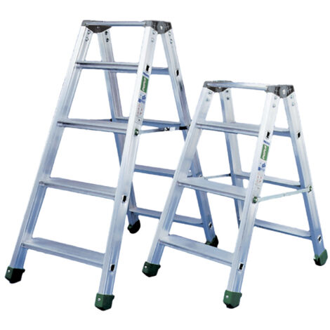 Facal Sgabello Professionale Doppia Salita Dupla Aperto 57 Cm - Chiuso 62 Cm Portata 4,2 Kg En131 - Tuv-gs