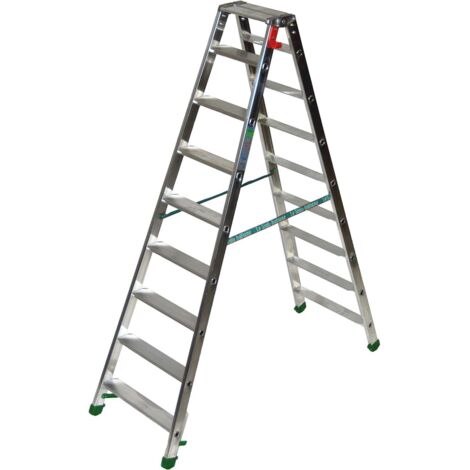 Facal Scala Industriale Doppia Salita in Alluminio - 150 kg