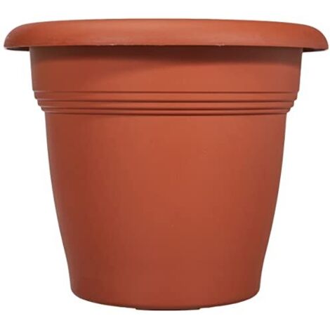 Stefanplast Vaso in Plastica Medio Tondo Coccio 24 H.19,5