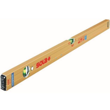 Livello in Alluminio Anodizzata Oro 2F Cm 50 Magnetico Sola