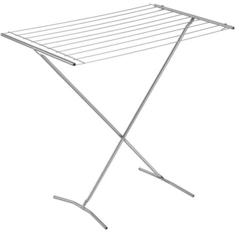 Stendibiancheria da esterno 8 mt – Struttura in acciaio zincato – Resistente agli agenti atmosferici – Utilizzabile anche in bagno – Metaltex (1/5)