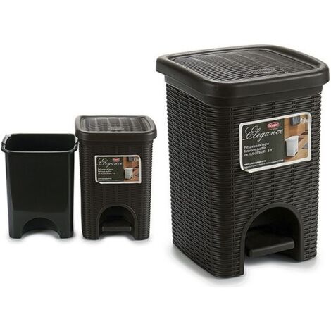 Pattumiera Elegance Mini Moka L 6 Stefanplast