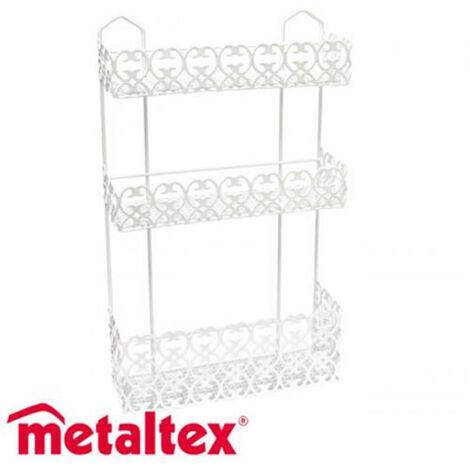 MENSOLA BAGNO FLORENZ RETT. 3P 30x10 h 51 METALTEX