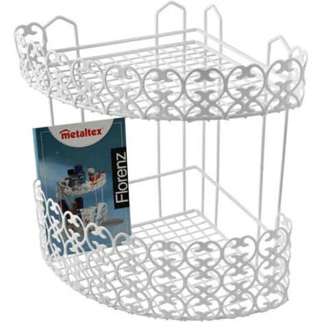 Mensola Bagno Florenz Angol.2P 25X25 H 31 Metaltex