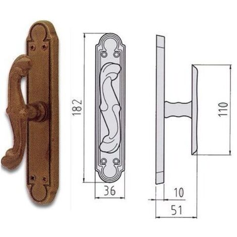 Ghidini 290407000 Cremonese Barocco Ottone Brunato P.a.ezq7