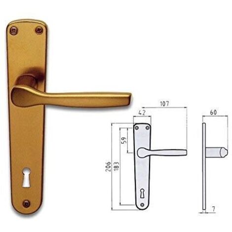 Ghidini 40008850453 Maniglia Alox Gabry Q8 Yale