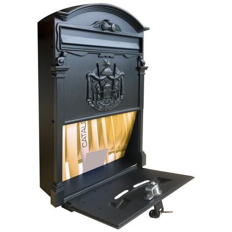 Cassetta postale postale Alubox regie poste bronzo