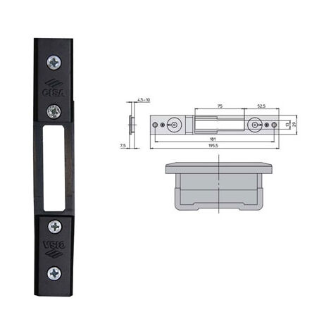 Cisa 06465-52-0 Contropiastra Met Regol