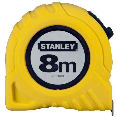 Flessometro tascabile L.8m P.25mm mm/cm EG II capsula fissa STANLEY