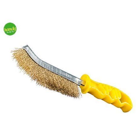 Spazzola a mano sit spid filo ondulato ottone lunghezza 24,5 cm