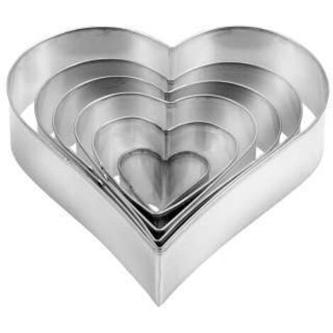 Taglia Biscotti Cuore Set 6 Delicia Tescoma 631362